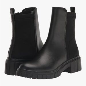 Blondo Prestly Waterproof Women's Boots Black Leather sz 8